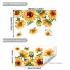 Variedad de Creativas Coloridas Flores Mariposas Pegatinas para Ventanas Dormitorio Sala de Estar Decoración de Fondo Doble Cara Visible Pegatinas Electrostáticas para Vidrio