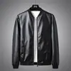 Jaqueta Masculina Primavera e Outono Jaqueta de Couro 2021 Nova Popular Coreana Slim-fit Fina Moda Roupas Tamanho Grande