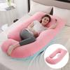 Almohada de Embarazo Amazon Protector de Cintura Almohada Inclinada para Dormir de Lado Almohada para Dormir de Embarazo en Forma de J Removible y Lavable Almohada de Embarazo Transfronteriza