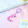 Chaveiro Desenho Animado Pônei Polly Unicórnio Chaveiro de Carro Fofo Cavalo Arco-Íris Pingente para Bolsa de Homem e Mulher Presente