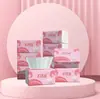 30 Pacotes de Papel de Seda 320g Guardanapos Atacado Caixa Fechada com Impressão de Logo Personalizado Comercial Facial Grande Embalagem