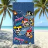 Toalla de Playa de Microfibra de Las Chicas Superpoderosas Secado Rápido y Absorbente de Agua Toalla de Baño para Nadar Infantil Portátil para Viajes Tamaño Grande