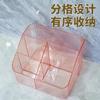 Caja de almacenamiento de pinceles cosméticos de alta gama, lápiz labial acrílico, productos para el cuidado de la piel, tocador de mesa, contenedor de bolígrafos de escritorio, caja de almacenamiento, estante