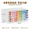 Prateleira Prática para Armazenamento de Miçangas Perler Caixa de Armazenamento de Miçangas Perler de Grande Capacidade para Mesa Organizador Compartimentado Prateleira Giratória 360 Graus
