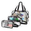 Bolsa de Cosméticos Transparente Estilo Coreano Portátil Impermeable Playa Baño Natación Bolsa Cuidado de la Piel Neceser Bolsa de Almacenamiento