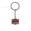 Llavero de mezclilla occidental Colgante DIY Llavero de animación de dibujos animados Accesorios para colgar Regalos de actividad Puesto transfronterizo