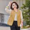 Chaqueta Chaleco de Primavera Estilo de Gama Alta para Mamás Nuevo Modelo 2026 Ropa para Mujeres de Mediana Edad y Mayores Primavera y Otoño Top de Estilo Étnico con Cuentas