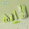 Set de Tijeras para Uñas de Bebé, Seguras y Anti-pellizco, Tijeras para Uñas de Bebé, Suministros Protectores Especiales para Recién Nacidos y Niños Pequeños