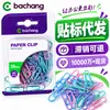 Comercio Electrónico Transfronterizo 28 mm Clips de Papel Coloridos Carpeta Metálica Papelería para Estudiantes Colores Mixtos 60 Piezas Fábrica de Origen Venta al por Mayor