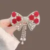 Nuevo clip de pinza para el pelo con borla de mariposa de colores, pinza pequeña para el pelo, pinza de tiburón, accesorio para el pelo estilo coreano, venta al por mayor