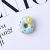 Juguete de Comida Donut Materiales Hechos a Mano Pegamento de Crema Parche para Funda de Teléfono Móvil Tocado Pasador de Pelo Resina Accesorios DIY Accesorios Pequeños