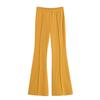 Comercio exterior transfronterizo ropa de mujer 2025 verano estilo europeo y americano cuello en V sin mangas cárdigan chaleco pantalones acampanados traje mujer E526100