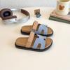Sandalias Infantiles Estilo Coreano para Verano al Aire Libre Nuevo Modelo 2026 Moda para Niñas Suaves de Suela Ligera Slip-On Pantuflas Infantiles