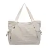 Bolsa de Lona Casual de Gran Capacidad al por Mayor para Mujer Nueva Simple Ligera Bolso Tote de Gran Capacidad de Moda Bolso de Hombro Único para el Brazo