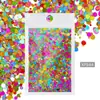 Amazon Polvo Gel Brillantina para Cara Cuerpo Lentejuela Mariposa Estrella de Cinco Puntas Arte de Uñas Lentejuela Resina Manualidades Relleno de Cáñamo Flujo