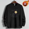Sudadera de punto con estampado para hombre Invierno Popular Polar Moda Marca Cuello redondo Sudadera Cálida Versátil Camiseta básica para hombre