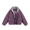 Maoqiaoyi Abrigo de Invierno Cálido de Lana de Cordero Forrado de Polar Estilo Retro de Moda Chaqueta de Plumas para Hombre 25281