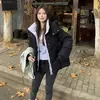 Chaqueta de Algodón Genuino para Mujer 2026 Estilo Nuevo Invierno Negro Petite Engrosada Abrigo Chaqueta Chaqueta de Algodón Plumas Chaqueta Acolchada