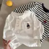 Camiseta de Manga Larga Zhi Zhi Ma para Niños 2026 Nueva Colección Primavera y Otoño Camiseta Básica Trendy de Dibujos Animados para Niños y Niñas Top Elegante para Niñas