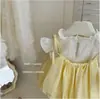 Conjunto de Verano 2026 para Bebé Nuevo Elegante Top con Mangas Volantes para Niña y Falda Floral Conjunto de Dos Piezas Ropa de Verano Súper Linda para Niños