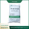 Fornecimento pontual de konjac em pó puro de fibra alimentar de fibra alimentar substituto de refeição comercial consistente konjac pó viscosidade espessamento