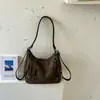 Bolsa tote de gran capacidad, color brillante, acabado mate, modelo nuevo 2026, elegante y versátil para el trabajo, se puede llevar como bolso de hombro, bolso cruzado o bolso de axila