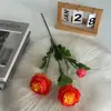 Floristería de Simulación de Boda Naranja Material de Flores Naranja Naranja Tema Arreglo de Lugar de Boda Hotel Arreglo de Flores de Plástico