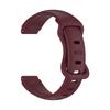 Adecuado para Xiaomi Huawei 12mm Pequeño Bárbaro Cintura Correa de Reloj de Silicona Color Sólido Correa de Reloj de Repuesto de Silicona