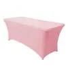 Amazon Transfronterizo Color Sólido Seda de Leche Boda Elástica Cubierta de Mesa Universal Decoración de Boda al Aire Libre Fiesta Práctico