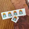Hotong Tíbet Nepal Thangka Pintado a Mano Puro Tara Verde Núcleo de Cartón 1.5