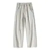 Pantalones de puro algodón de corte holgado estilo retro americano con un ligero diseño de corte curvo, nuevo producto de otoño para hombre, pantalones de trabajo con corte diagonal
