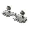 Estante de Almacenamiento para Lavabo con Ventosa Sin Taladro Estante de Almacenamiento Frontal de Espejo de Lavabo de Inodoro Colgante de Pared