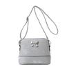 Bolso informal de verano 2024 para mujer, pequeño bolso cuadrado con lazo, bonito bolso de mujer con correa ancha para el hombro, bandolera tipo concha