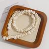 Estilo chinês geométrico irregular Gravel Stone frisado contas soltas diy pulseira artesanal colar feminino pingente material atacado