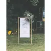 Accesorios de Boda Marco Cuadrado de Hierro Forjado Boda al Aire Libre Decoración Geométrica de Pasillo Soporte de Fondo Arco Soporte para Flores Soporte de Exhibición