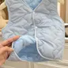 Nuevo chaleco azul sin mangas de estilo coreano para primavera y otoño para niñas, ropa infantil moderna y versátil