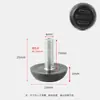 Pata Ajustable Tornillo Pie de Ajuste para Mueble Almohadilla Ajuste Muebles Pies Ajustables Gabinete Armario Vitrina Pies de Ajuste M6m8m10