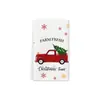 Paño de cocina navideño transfronterizo europeo y americano gofrado navideño de cocina absorbente paño de té multifuncional paño de limpieza para lavar platos