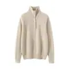 Nuevo cárdigan de cachemir 100% puro para otoño e invierno para mujer, abrigo suéter de punto de manga larga con cuello alto, nueva ropa de uso diario para otoño e invierno
