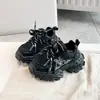 Tênis Esportivo Infantil, Malha Respirável Primavera e Outono, Tênis Estilo Pai para Meninas, Sapatos para Meninos de 6 a 12 Anos, Tênis Infantil Moderno e Versátil