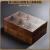 Caja de fruta de madera maciza, nueva caja de dulces con plato de fruta chino, rejilla para sala de estar, hogar, con tapa, plato de nueces, caja de almacenamiento de bocadillos de frutas secas