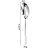 Conjunto de Talheres Série Elegante de Aço Inoxidável 304 Faca de Bife Garfo Colher Colher de Sobremesa de Hotel para Casa Garfo de Frutas