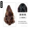 Clip para cola de caballo con forma de pera, para cabello rizado, cola de caballo corta, para mujer, con simulación natural, correa para el cabello, cola de caballo alta invisible, se puede atar, cola de caballo baja