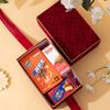 Caja de Regalo para Boda, Caja de Dulces, Caja de Empaque, Caja Vacía, Caja Dura para Recuerdos de Dama de Honor, Caja de Regalo al por Mayor, Caja con Sello Dorado para Llevar