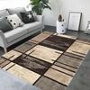 Alfombra geométrica para sala de estar de impresión 3D nórdica transfronteriza de Amazon, tapete para mesa de centro de sofá, manta de noche para dormitorio, se puede enviar en nombre de
