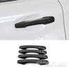 Adequado para 10-15 Toyota Reiz Maçaneta da Porta do Carro Padrão Fibra de Carbono Maçaneta Preta Adesivo Capa Protetora Anti-Risco