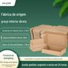 Em estoque atacado diâmetro interno largura 26 CM papel kraft grande caixa de embalagem de roupas de três camadas caixa de aeronaves de papelão ondulado