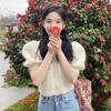 La súper calurosa bolsa floral de este verano estilo ins multicolor retro ligera de moda bolsa de tela floral bolsa de hombro cruzada