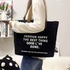 Bolso de lona de gran capacidad, estilo ins, versátil, de verano, para mujer, para estudiantes, para ir al trabajo, para ir de compras, bolso de mano