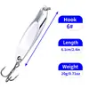 Señuelo de Lentejuelas para Pesca de Arrastre, Señuelo de Anzuelo Único para Pesca de Whitefish, Señuelo de Lentejuelas Angulado y Biselado